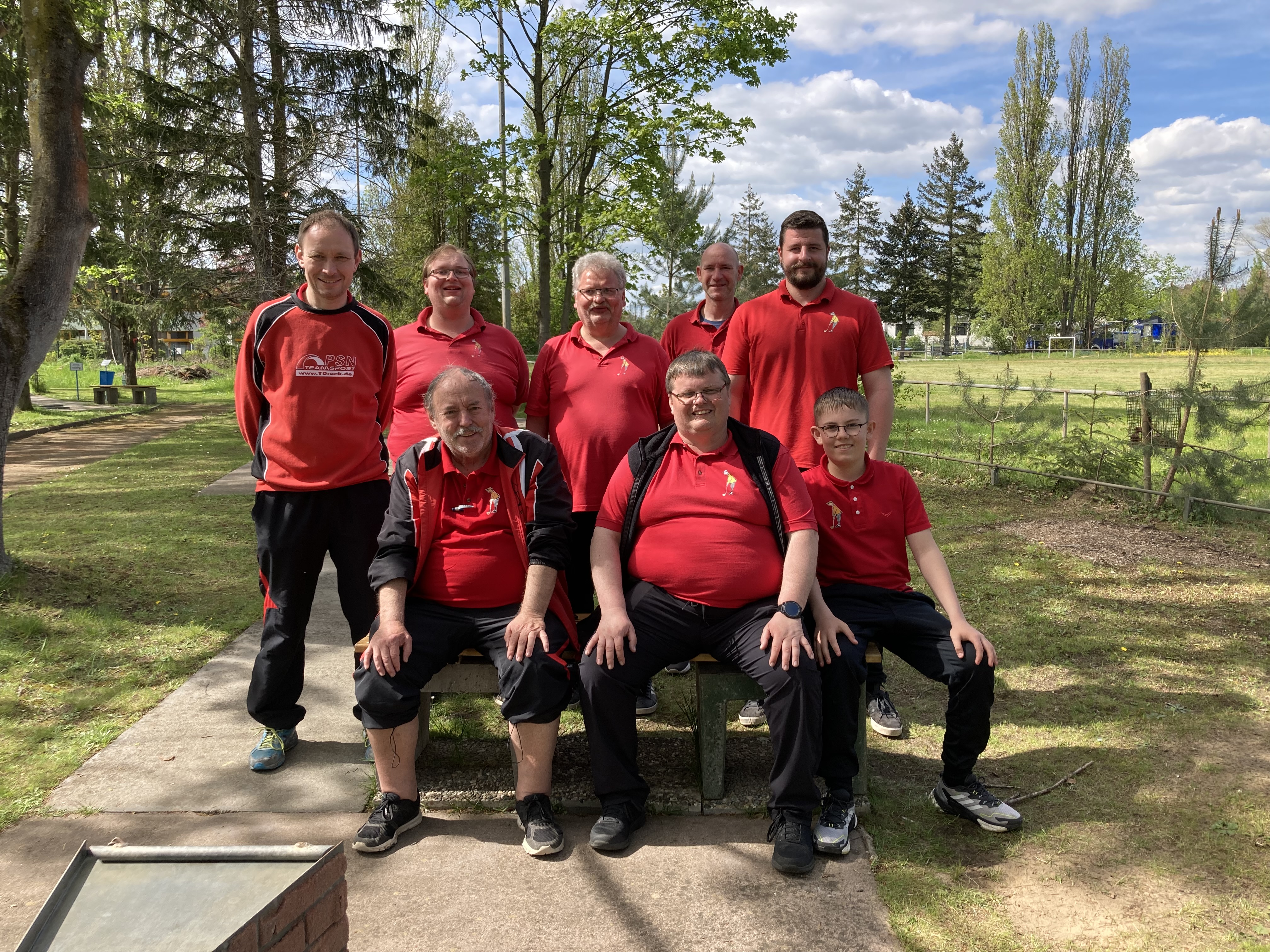 Mannschaftsbild Spieltag Pfuungstadt 2023